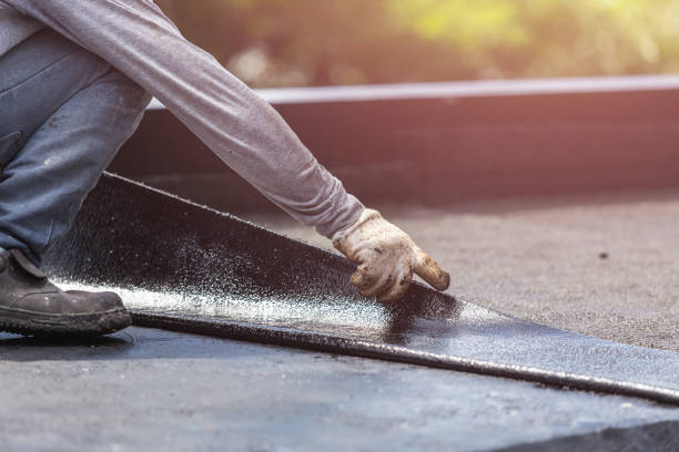 Professional Waterproofing technician working in Warrington, PA